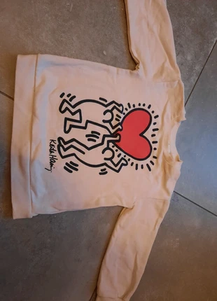 Felpina Keith Haring Unisex, marca: H&M, estado: Muy bueno, tamaño: 24-36 meses / 92 cm, 3,00 €, 3,85 € Protección al comprador incluida