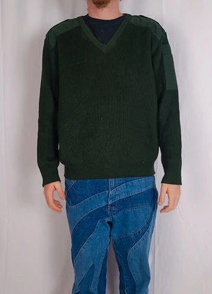 Jumper knit pull-over saint james 1996 militaire military, brand: Saint James, condition: Very good, size: L, €49.00, €52.15 includes Buyer Protection