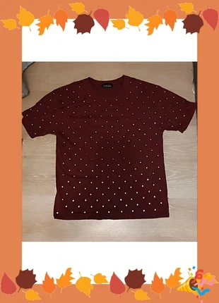 T-shirt bordeaux The Kooples – Taille 3, marke: The Kooples, zustand: Gut, größe: L / 40 / 12, 17,00 €, 18,55 € inklusive Vinted-Käuferschutz