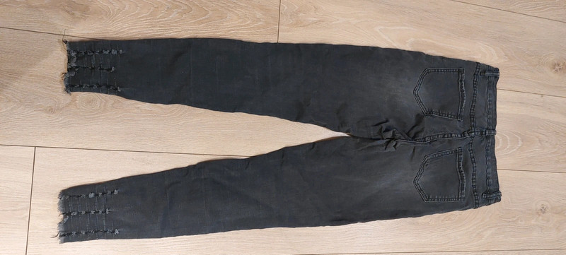 Spodnie przedzierane jeansowe damskie rozm 36 3