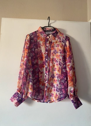 Chemise fleurie femme, marke: Retro & Icone, zustand: Sehr gut, größe: S / 36 / 8, 5,00 €, 5,95 € inklusive Vinted-Käuferschutz