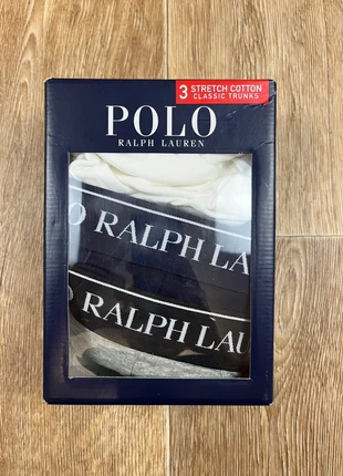 Lot 3 Boxers Polo Ralph Lauren | Marine, Blanc, Gris | Taille L Hommes, brand: Ralph Lauren, condition: New with tags, size: L, €45.00, €47.95 includes Buyer Protection