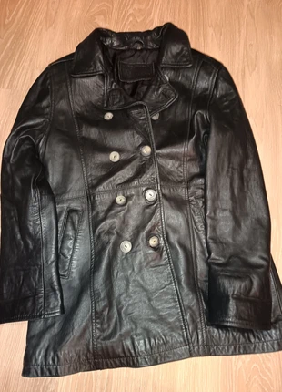 Veste vintage en cuir Noir, condition: Very good, size: L / 40 / 12, €35.00, €37.45 includes Buyer Protection