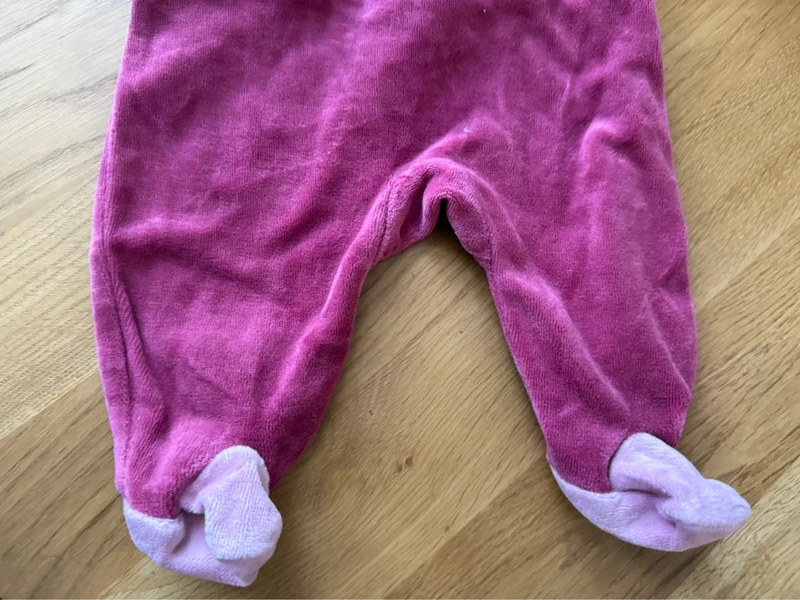 Lot 3 pyjamas velours fille 1 mois - photo numéro 7