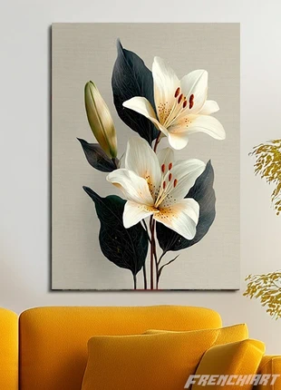 Poster métallique 30cm x 42cm Fleur Artdéco + aimant mural fourni., marque: NO LABEL, état: Très bon état, 26,00 €, 28,00 € Protection acheteurs (Pro) incluse