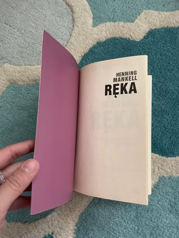 Książka „Ręka” Henning Mankell 2