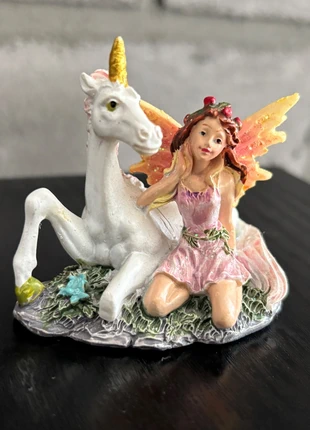Figurine licorne fée, condition: Very good, size: One size, €6.00, €7.00 includes Buyer Protection