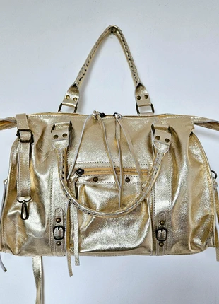 🇮🇹Sac a main Cuir D'orée verapelle🇮🇹 The genuine leather Neuf avec Bandoulière 🇮🇹, marca: The Genuine Leather, estado: Novo com etiquetas, €85.00, €89.95 inclui Proteção do Comprador Pro