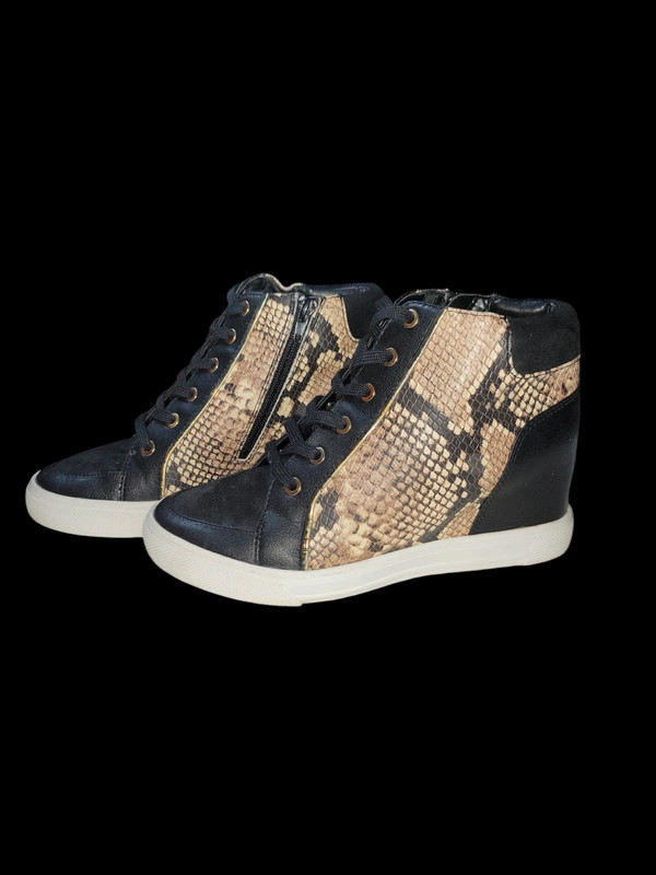 Aldo High Top Wedge Sneakers Size 9 Vinted