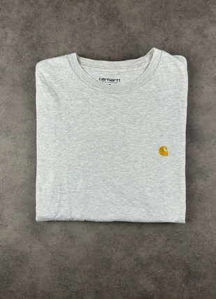 T-shirt Carhartt Gris Manche Courte Taille S Shirts Wip T-shirts Tshirt logo brodé Wave B041, brand: Carhartt, condition: Good, size: S, €27.99, €30.09 includes Buyer Protection