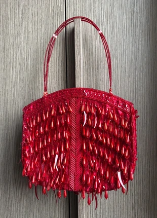 Vintage handbag y2k with pailettes pearls beads goth vampire bloody style, brand: Vintage Dressing, condizioni: Ottime, €24.00, €25.90 include la Protezione acquisti