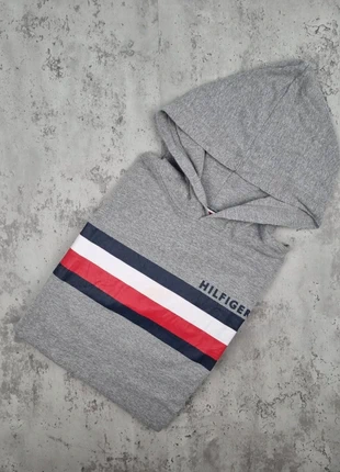 Sweat à capuche Tommy Hilfiger gris clair – Taille L Femme, brand: Tommy Hilfiger, condition: Very good, size: L / 40 / 12, €20.00, €21.70 includes Buyer Protection Pro