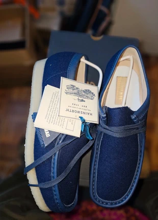 Clarks wallabee en collaboration avec Hainsworth taille 42,5, brand: Clarks, condition: New with tags, size: 42.5, €115.00, €121.45 includes Buyer Protection