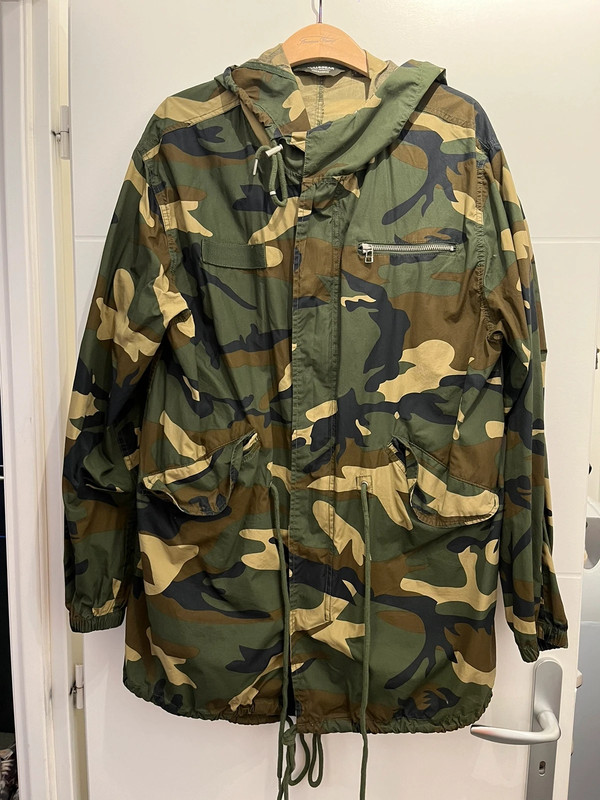 Veste longue militaire pull bear Vinted