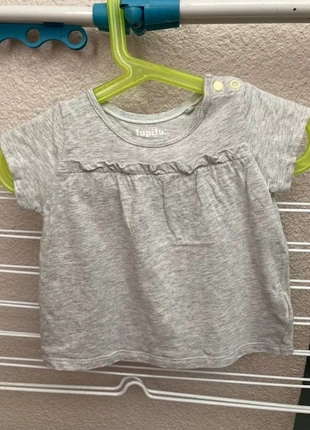 (n°118) tee shirt gris, brand: Lupilu, condition: Very good, size: 9-12 months / 74 cm, €1.00, €1.75 includes Buyer Protection