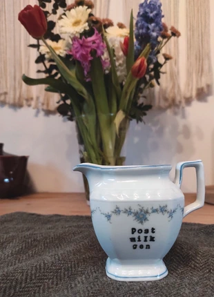 Custom Design Vegan Milk Jug Milchkanne "Post Milk Generation", marque: Seltmann Weiden, état: Très bon état, 16,00 €, 17,50 € Protection acheteurs incluse