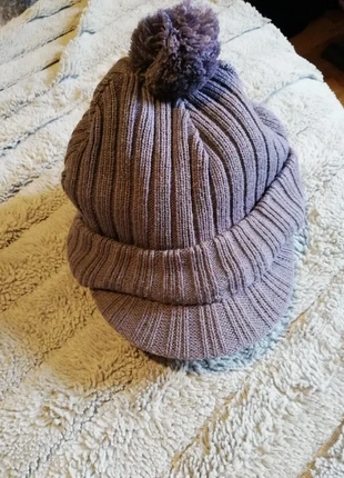 Bonnet original en maille côtelée, estado: Muito bom, tamanho: Tamanho único, €2.00, €2.80 inclui Proteção do Comprador