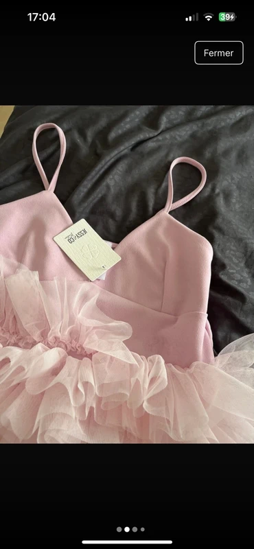 Top froufrou inspi z rose - photo numéro 2