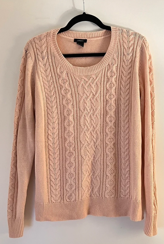 Pull Fin Torsadée