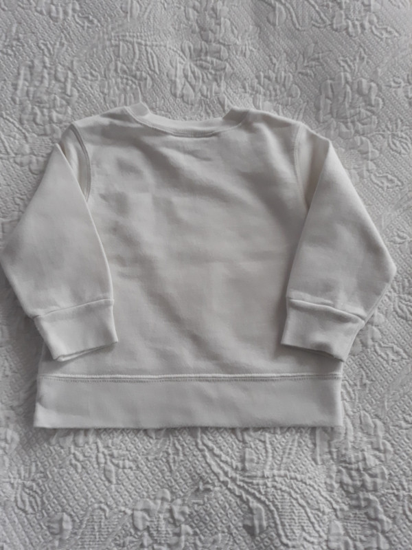 Sweatshirt blanc Diesel, taille 18 mois 2