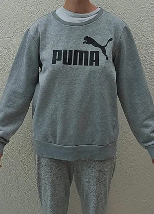 Sweat puma taille S homme femme gris floqué unisexe, marke: Puma, zustand: Gut, größe: S / 36 / 8, 7,00 €, 8,05 € inklusive Vinted-Käuferschutz