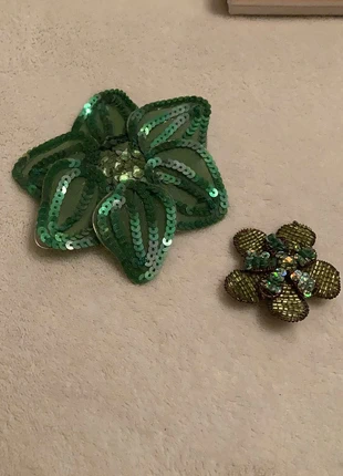 Lot double broche verte , brand: Vintage, condizioni: Ottime, €6.00, €7.00 include la Protezione acquisti
