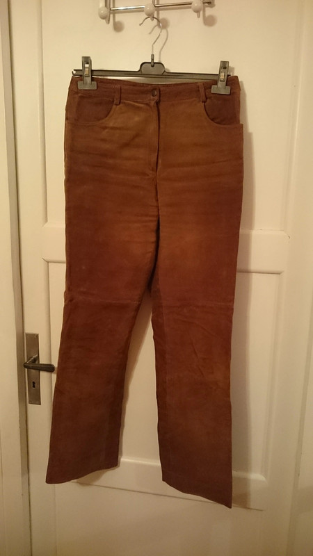 Pantalon Jodhpur vintage en cuir  1