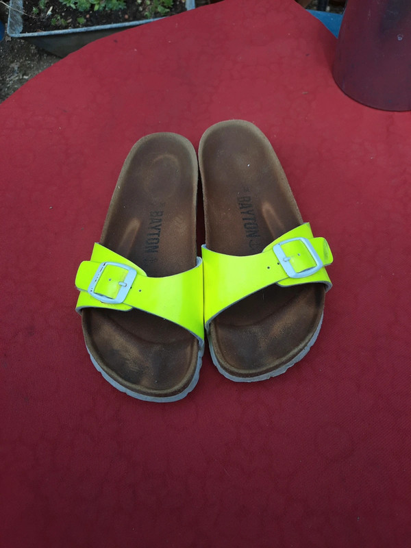 Sandales jaune fluo Bayton Vinted