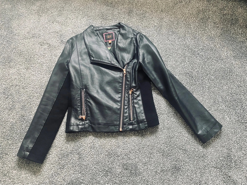 Girls ted clearance baker leather jacket