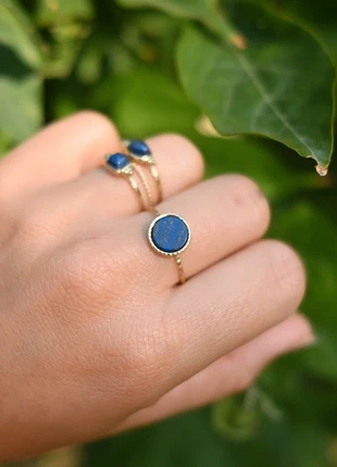 Bague acier inoxydable lapis lazuli, marke: Tendance, zustand: Sehr gut, größe: Größenverstellbar, 19,90 €, 21,60 € beinhaltet Vinted-Käuferschutz Pro