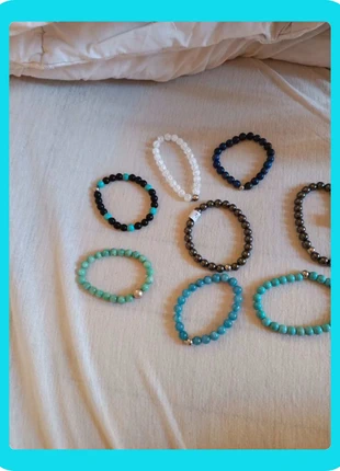 Bracelet en pierres naturelles, merk: creadolce, staat: Heel goed, € 9,90, € 11,10 inclusief Kopersbescherming