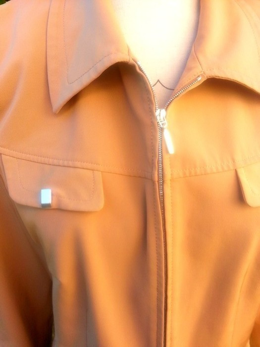 Très belle veste- blouson marron clair Tony Lamarka T42 4
