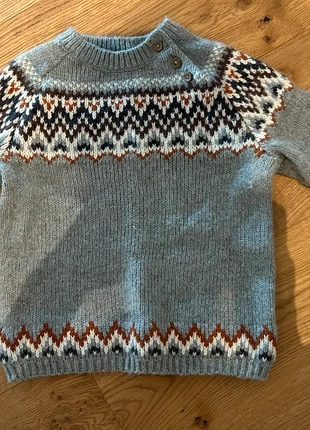 H&M Jacquardpullover - grau, marque: H&M, état: Très bon état, taille: 3 ans / 98 cm, 8,00 €, 9,10 € Protection acheteurs incluse