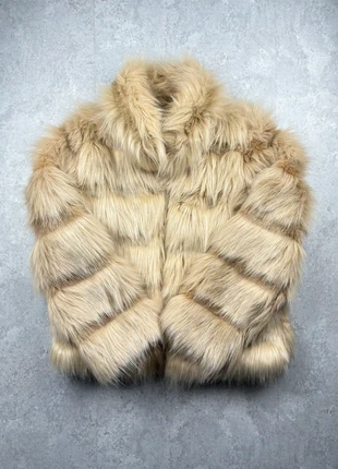 Manteau Fausse Fourrure Beige Femme Polyester/Acrylique | Taille XS, merk: fausse fourrure, staat: Heel goed, maat: XS / 34 / 6, € 40,00, € 42,70 inclusief Kopersbescherming