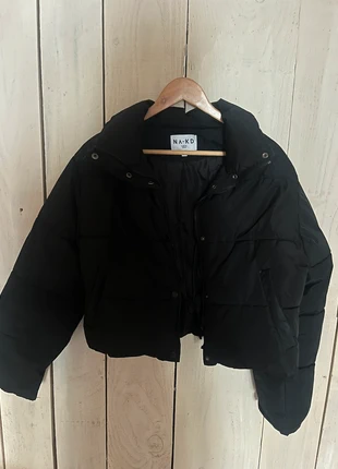 Chaqueta negra puffer, brand: NA-KD, condition: New without tags, size: S / 36 / 8, €20.00, €21.70 includes Buyer Protection