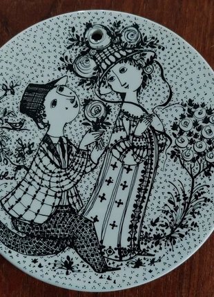 Smørrebrødbordje van Björn Wiinblad en Tante Brocante, marque: Wiinblad, état: Bon état, 10,00 €, 11,20 € Protection acheteurs incluse