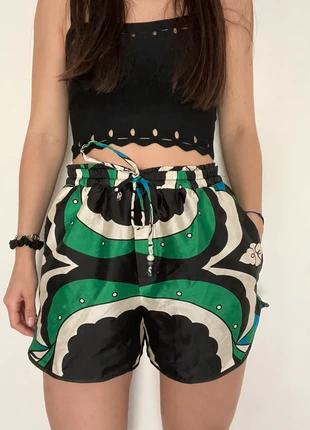 Short fluide motifs été, marque: Zara, état: Très bon état, taille: M / 38 / 10, 12,00 €, 13,30 € Protection acheteurs incluse