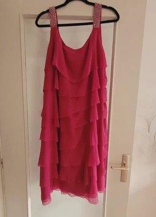 Robe soirée cocktail habillée fuschia taille 46, marque: Studio, état: Très bon état, taille: XXXL / 46 / 18, 7,00 €, 8,05 € Protection acheteurs incluse
