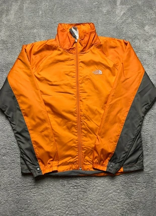 Manteau veste coupe vent imperméable the north face orange gris M logo brodé ski - #4297, marque: The North Face, état: Très bon état, taille: M, 43,90 €, 46,80 € Protection acheteurs (Pro) incluse