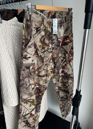 Vintage Y2K khaki grunge camo cargo straight leg pants, marca: Vintage, estado: Muito bom, tamanho: M / 38 / 10, €28.00, €30.10 inclui Proteção do Comprador Pro