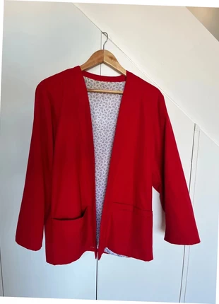 Blazer vintage femme façon kimono rouge taille 38/42 #25, marke: Vintage Dressing, zustand: Sehr gut, größe: L / 40 / 12, 14,00 €, 15,40 € inklusive Vinted-Käuferschutz