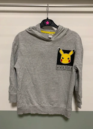 Zeeman jongens hoodie / lichtgrijs Pokémon trui / dunne comfortabele sweater maat 134/140, merk: Zeeman, staat: Heel goed, maat: 9 jaar / 134 cm, € 3,00, € 3,85 inclusief Kopersbescherming