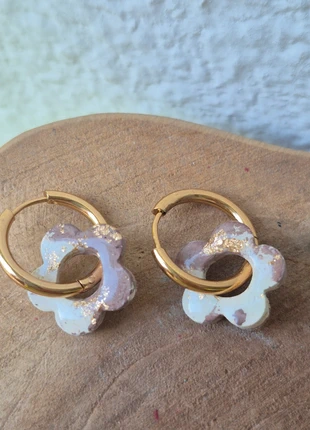 ##boucles d'oreilles #fleurs #acier inoxydable #femme #vinted #pampilles #doré #marron #automne, marke: Fait Main, zustand: Neu, mit Etikett, 6,00 €, 7,00 € inklusive Vinted-Käuferschutz