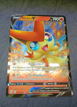 Victini V 21/163, marke: Pokémon, zustand: Sehr gut, 4,00 €, 4,90 € inklusive Vinted-Käuferschutz