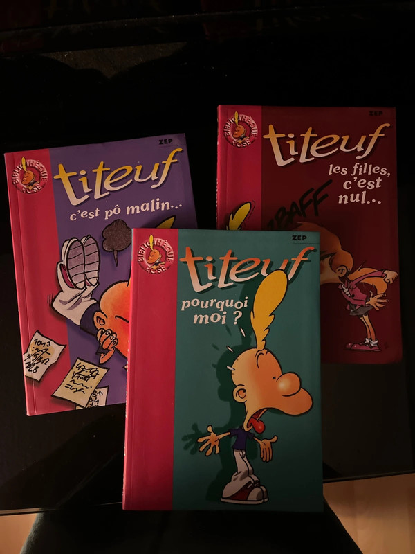 Lot 3 livres Titeuf