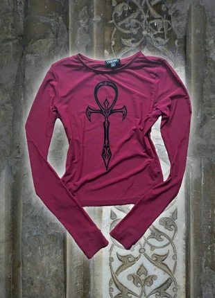 goth top mesh, merk: Vintage Dressing, staat: Goed, maat: S / 36 / 8, € 13,33, € 14,70 inclusief Kopersbescherming