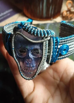 Skull bracelet, brand: Handmade, condition: New with tags, €20.00, €21.70 includes Buyer Protection
