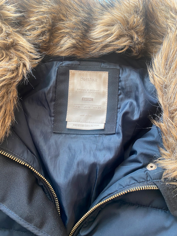 Doudoune bleu marine Bershka