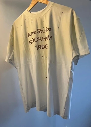 T-shirt à manches courtes AcneStudios Blanc, marque: Acne Studios, état: Neuf avec étiquette, taille: M / 38 / 10, 90,00 €, 95,20 € Protection acheteurs incluse