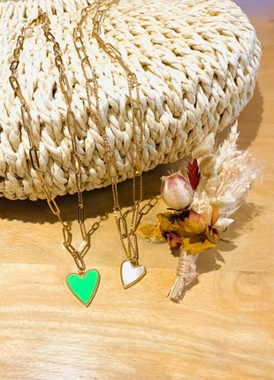 Collier cœur, brand: Fait Main, condition: New without tags, €10.00, €11.20 includes Buyer Protection